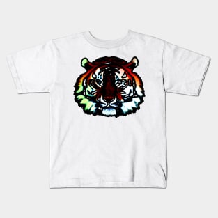 tiger head clip art Kids T-Shirt